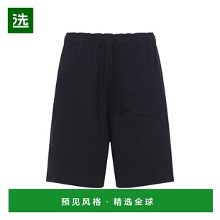 1h可退 香港直邮Studio Nicholson 男士 IKARIA 蓝色棉质短裤 IKA