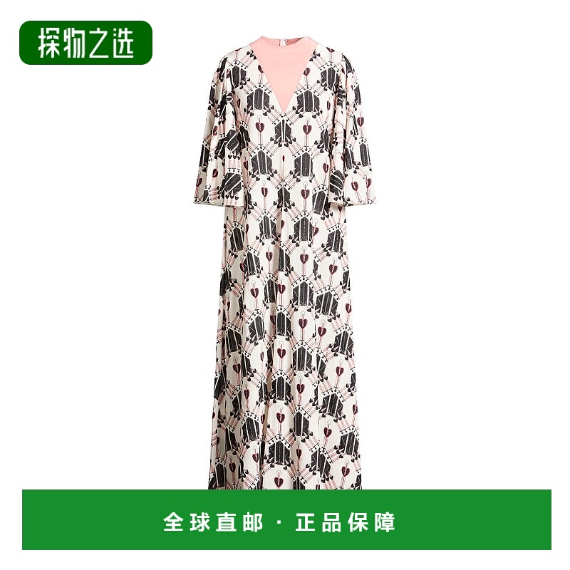 香港直邮valentino 华伦天奴 女士 长款连衣裙 beige米色 舒适时