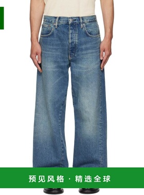 1h可退 香港直邮Sunflower 男士 蓝色 Wide Twist 牛仔裤 51342