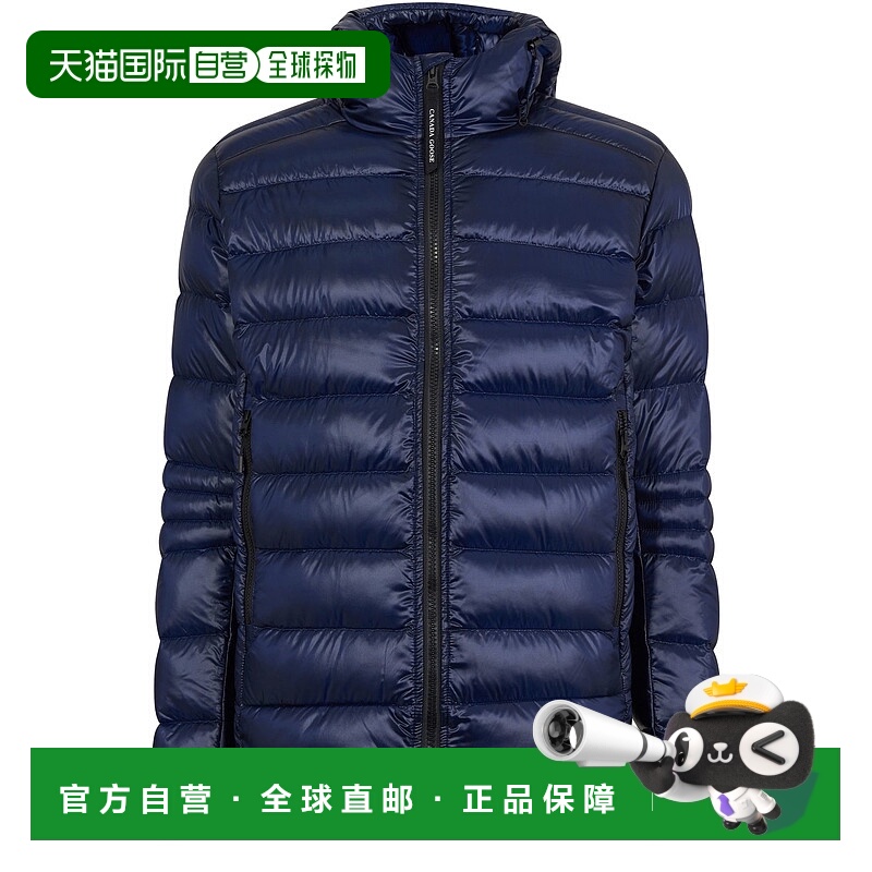 香港直邮Canada Goose 加拿大鹅 男士 Crofton 马特拉斯纹连帽外