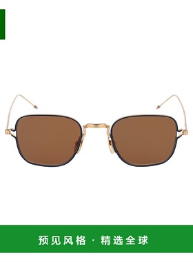 1h可退 香港直邮Thom Browne 汤姆·布朗 女士 白金钛合金太阳眼