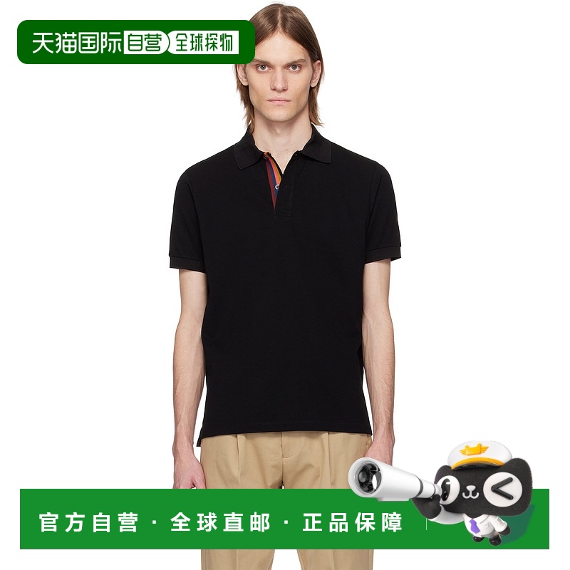 1h可退 香港直邮Paul Smith 保罗·史密斯 男士 黑色 Artist Stri