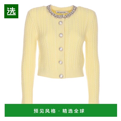 香港直邮SELF-PORTRAIT 女士针织衫 AW25121CAYYELLOW AW2025