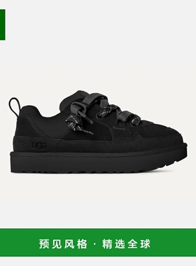 欧洲直邮UGG Lo Lowmel女士黑色运动鞋