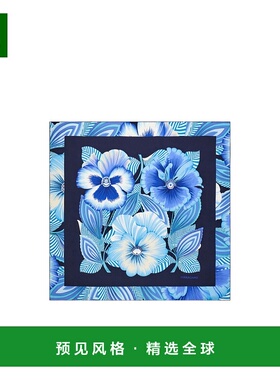 香港直邮Salvatore Ferragamo Brezza 印花真丝丝巾 310227