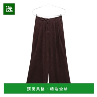 1h可退 香港直邮Alysi 女士 CLOTHING 棕色裤子 165130A5042CHOCO