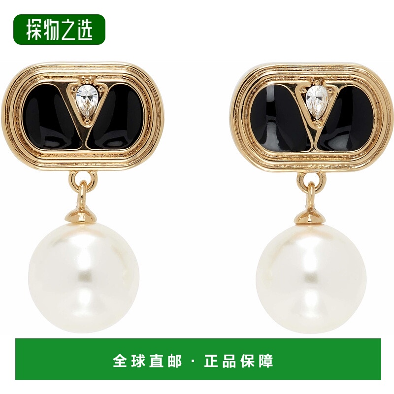 香港直邮valentino 华伦天奴 男士 Ovalette 耳坠 7Y2J0X91NBS