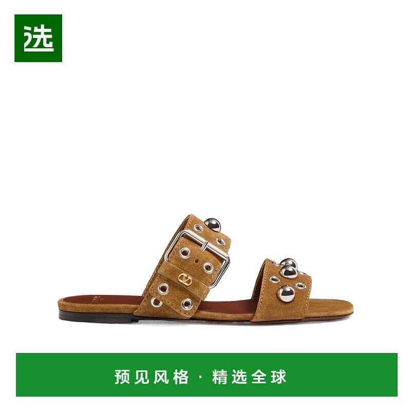 香港直邮Valentino 露趾拖鞋 WS0MM4YTB女鞋单鞋一脚蹬凉鞋