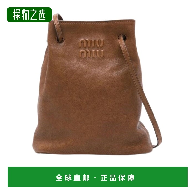 香港直邮Miu Miu 抽绳单肩包 5NF460AEFX