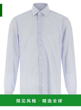 香港直邮BARBA 男士衬衫 I1U12P0150008U0001 AW2025 浅蓝色