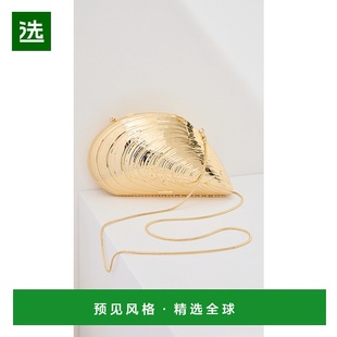 1h可退 香港直邮Simkhai 女士 Bridget Metal Oyster Shell 手包