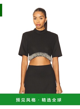 1h可退 香港直邮Simkhai 女士 Jalen 短款上衣 5252017C black黑