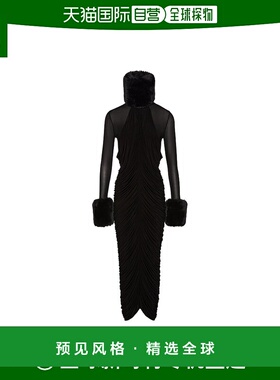 香港直邮Magda Butrym 边饰中长连衣裙 167924包臀裙