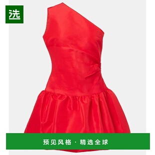 1h可退 香港直邮Patou 女士 不对称膨起迷你连衣裙 red红色 舒适