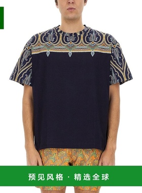 1h可退 香港直邮Etro 艾特罗 男士 印花T恤 MRMA0022AJ276男装