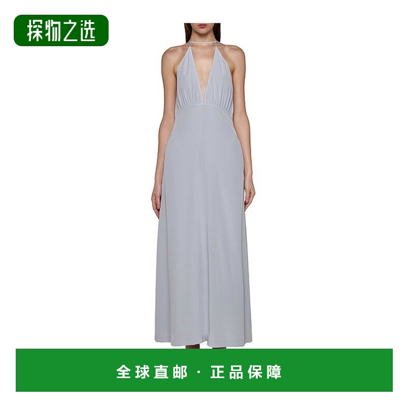 香港直邮Toteme 挂脖喇叭形连衣裙 242WRD2197FB0115