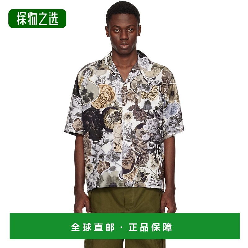 1h可退 香港直邮Marni 玛尼 男士 多色 Nocturnal 衬衫 CUMU0213A