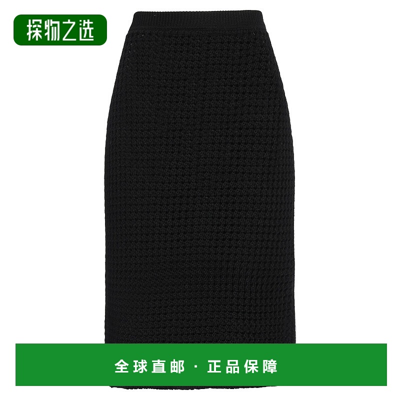 1h可退 香港直邮THEORY 希尔瑞 女士 中长半身裙 black黑色 舒适