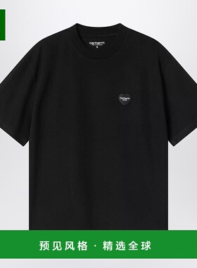 香港直邮CARHARTT WIP 女士 S/S 黑色心形拼缀T恤 I032318CO00EXX