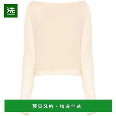 1h可退 香港直邮CORTANA 女士 TROUBLE 真丝上衣 A0531BEIGE