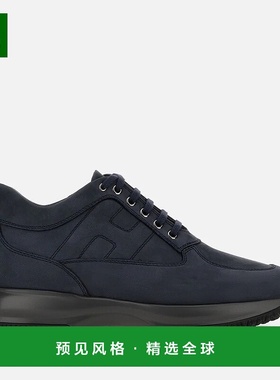 欧洲直邮Hogan Interactive蓝色运动鞋经典