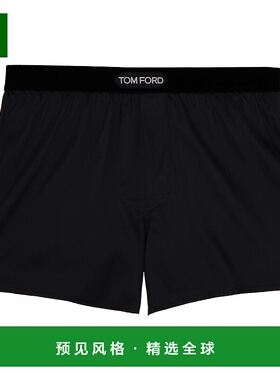 1h可退 香港直邮Tom Ford 汤姆·福特 男士 黑色平角内裤 T4LE410