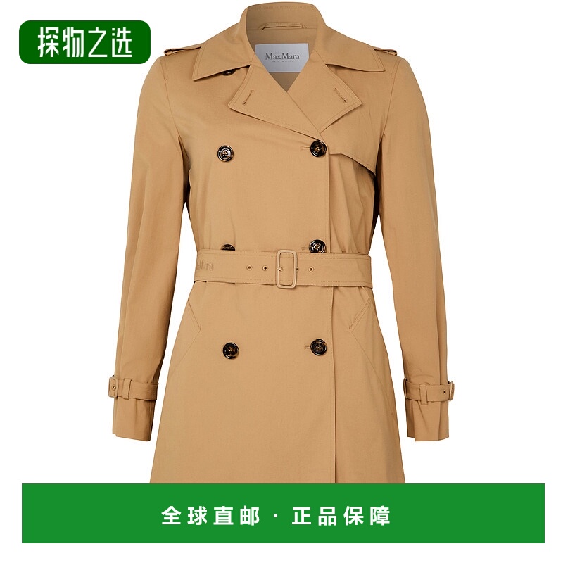 香港直邮Max Mara 短款风衣 MAX9E6V5