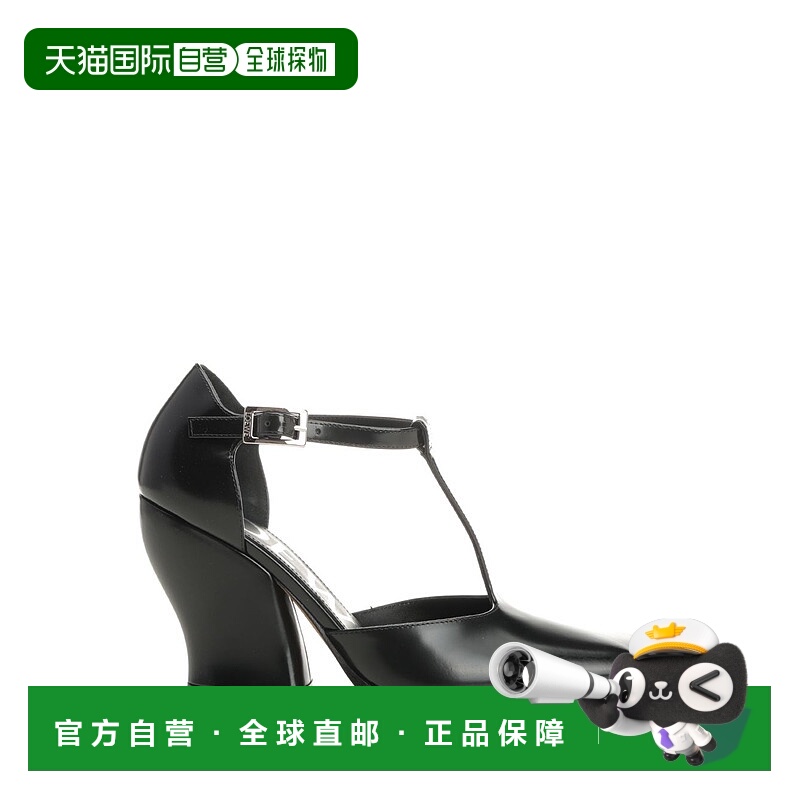 1h可退 香港直邮LOEWE 罗意威 女士 鞋跟黑色高跟鞋 LONDS01X05