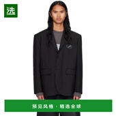 1h可退 外套 黑色超大西装 美国直邮 We11done