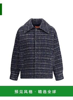 香港直邮MISSONI 女士大衣 DS25WC1DBC005WS91R5 AW2025 蓝色