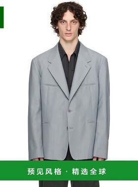 香港直邮Lemaire 男士 蓝色 Tailored SB 西装外套 JA1075LF414