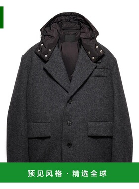 香港直邮Prada 羊毛羽绒服 SGC58015J0SOOO鹅绒夹克