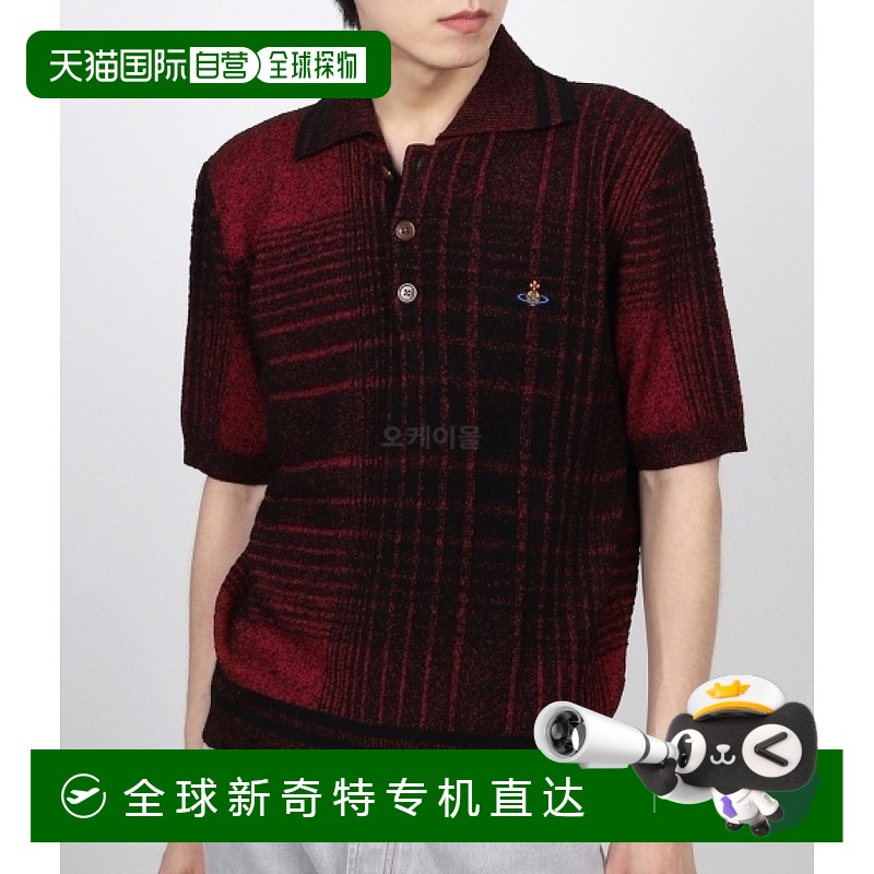 韩国直邮Vivienne Westwood 3803002E K0028 O101RG 格纹短袖POLO