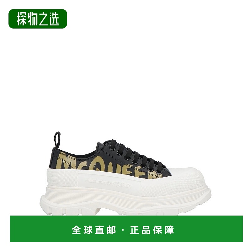 香港直邮mcqueen 亚历山大·麦昆 男士 运动鞋 black黑色 舒适时