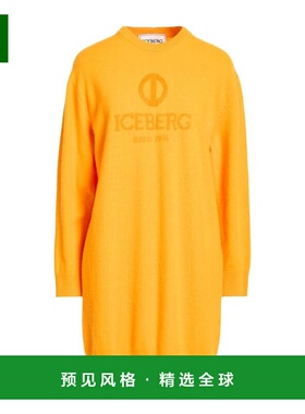 1h可退 香港直邮Iceberg 冰山 女士 Sweater 连衣裙 orange橙色