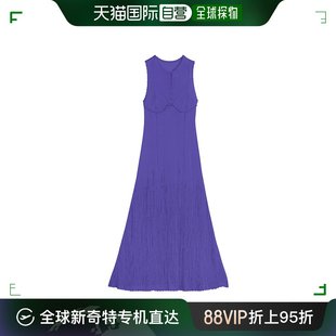 香港直邮Lanvin RWDR0042K034E24 中长连衣裙 无袖