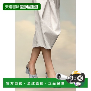 女鞋 自營歐洲直郵Maison 女士白色皮革中跟鞋 單鞋 Margiela