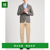 舒适时尚 1h可退 斜纹棉布裤 beige米色 香港直邮Incotex 男士