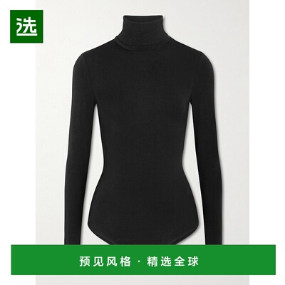 1h可退 香港直邮Wolford 女士 Colorado 长袖连体衣 75084性感