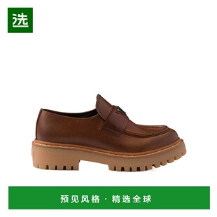 香港直邮Prada 1D801N070FG045普拉达 皮革乐福鞋