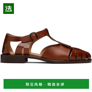 1h可退 香港直邮Hereu 男士 黄褐色 Pesca 凉鞋 MFPESC brown棕色
