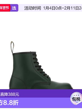 1h可退 香港直邮Dr. Martens 马丁大夫 女士 Bottle 1460 绿色皮