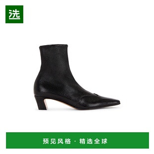 1h可退 香港直邮KHAITE 女士 Nevada 40 及踝弹力靴子 F1068836