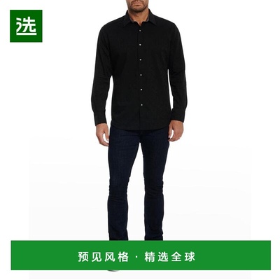 1h可退 【美国直邮】Robert Graham|男士 Highland 弹力棉质提花