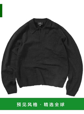 香港直邮Represent 男士卫衣 MLM10022001 AW2025 黑色 长袖毛衣