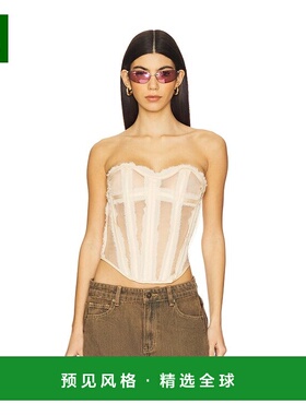 1h可退 香港直邮jaded london 女士 Boned 网纱紧身胸衣 JWT4713