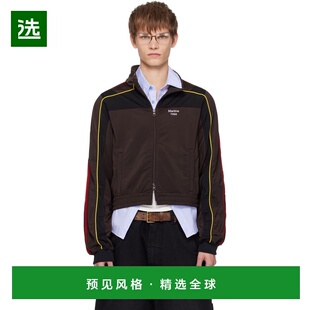 1h可退 香港直邮Martine Rose 男士 棕色 Shrunken 运动夹克 137J