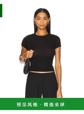 1h可退 香港直邮ST.AGNI 女士 St Agni 针织童趣T恤 S25233BLK