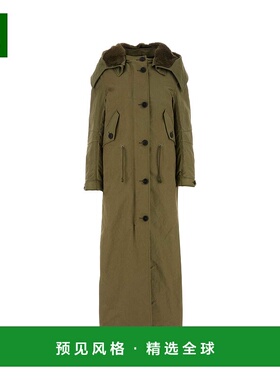 香港直邮Prada 普拉达 女士 紐帶式抽繩長版大衣 292160S23213PG