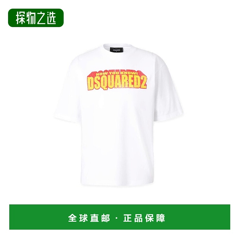 香港直邮Dsquared2 二次方 男士 标语T恤 S71GD1553S23009男装